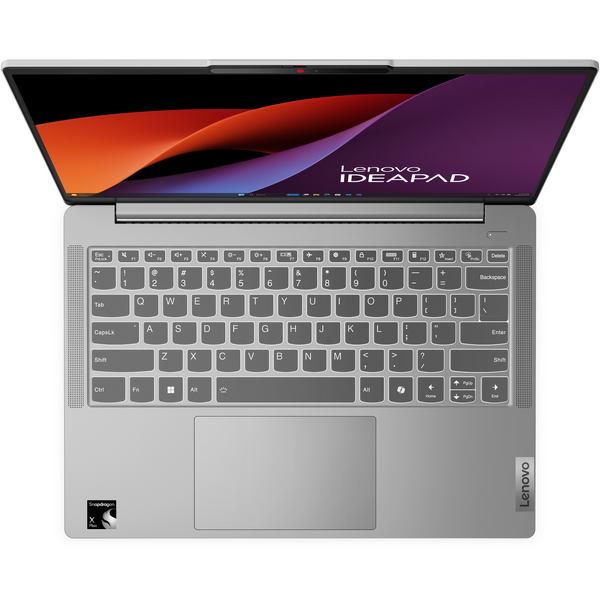 Laptop Lenovo IdeaPad Slim 5 14Q8X9, 14 inch WUXGA OLED, Qualcomm Snapdragon X Plus X1P-42-100, 32GB LPDDR5X, 1TB SSD, Qualcomm Adreno, Win 11 Home, Cloud Grey