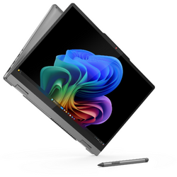 IdeaPad 5 2-in-1 14Q8X9, 14 inch WUXGA OLED Touch, Qualcomm Snapdragon X Plus X1P-42-100, 16GB LPDDR5X, 1TB SSD, Qualcomm Adreno, Win 11 Home, Luna Grey