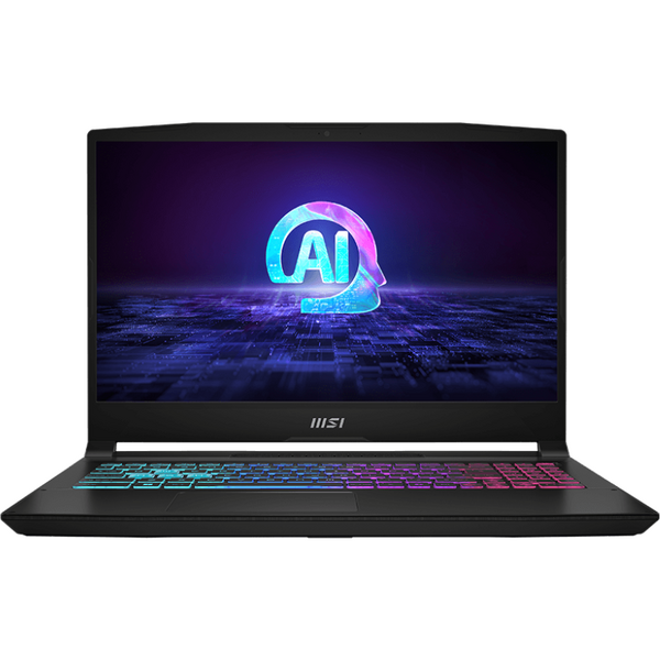 Laptop Gaming MSI Katana A15 AI B8VE, 15.6 inch FHD 144Hz, AMD Ryzen 7 8845HS, 16GB DDR5, 512GB SSD, GeForce RTX 4050 6GB, Black