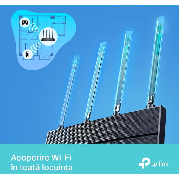 Router Wireless TP-LINK ARCHER AX17, AX1500, Wi-Fi 6, Gigabit