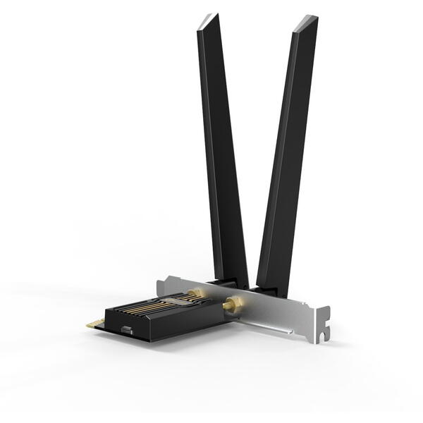 Placa de retea Wireless TP-LINK ARCHER TBE550E, BE9300 Tri-Band Wi-Fi 7 WiFi 7, BT 5.4 PCI-Express