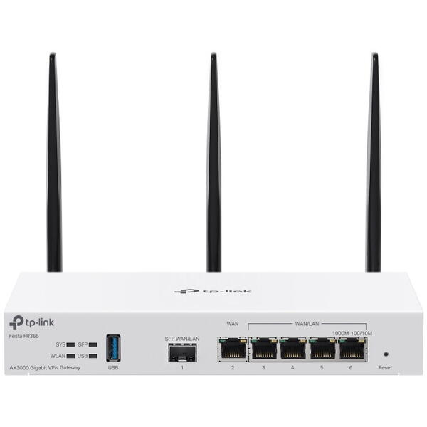 Router Wireless TP-LINK FESTA FR365 Dual-Band WiFi 6 Gateway Gigabit
