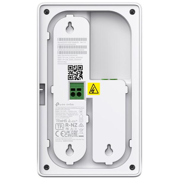 Access Point TP-LINK EAP615GP-WALL Dual-Band WiFi 6 Gigabit