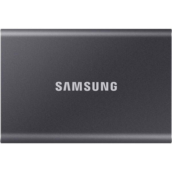 SSD Samsung Portable T7 4TB USB 3.2 tip C, Titan Grey