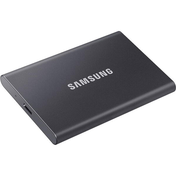 SSD Samsung Portable T7 4TB USB 3.2 tip C, Titan Grey