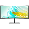 Monitor LED Samsung ViewFinity S6 LS34C652UAUXEN 34 inch UWQHD VA 5 ms 100 Hz KVM USB-C HDR Curbat Negru