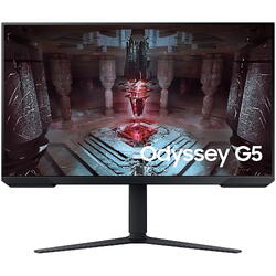 Monitor Gaming Samsung Odyssey G5 LS27CG510EUXEN 27 inch QHD VA 1 ms 165 Hz HDR Negru