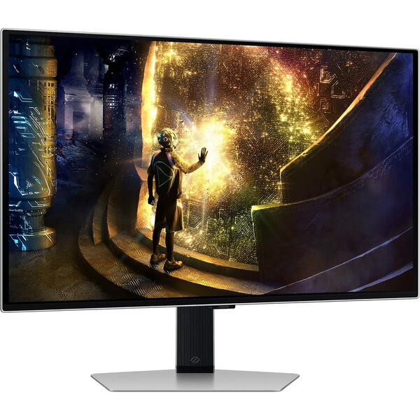 Monitor Gaming Samsung Odyssey G6 G61SD LS27DG610SUXEN 27 inch QHD QD-OLED 0.03 ms 240 Hz HDR Negru/Argintiu