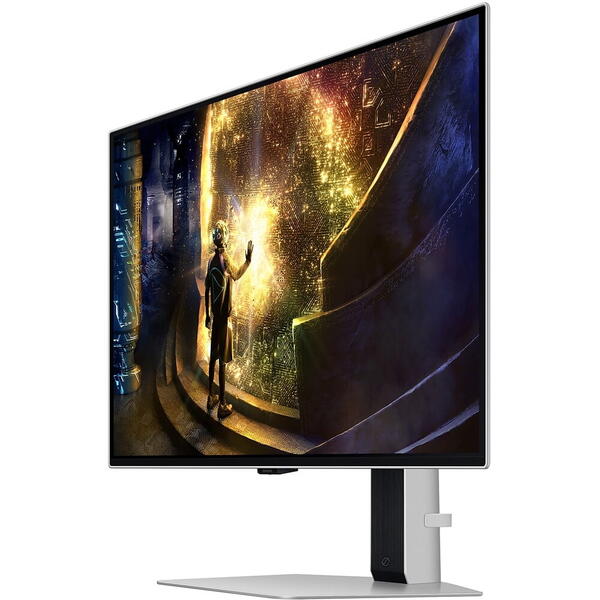 Monitor Gaming Samsung Odyssey G6 G61SD LS27DG610SUXEN 27 inch QHD QD-OLED 0.03 ms 240 Hz HDR Negru/Argintiu