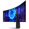 Monitor LED Samsung Odyssey G9 G95SD LS49DG950SUXDU 49 inch DQHD QD-OLED 0.03 ms 240 Hz HDR Curbat Alb/Argintiu