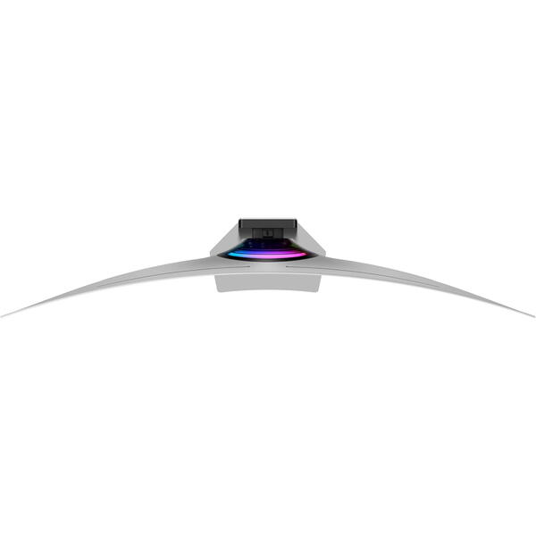 Monitor LED Samsung Odyssey G9 G95SD LS49DG950SUXDU 49 inch DQHD QD-OLED 0.03 ms 240 Hz HDR Curbat Alb/Argintiu