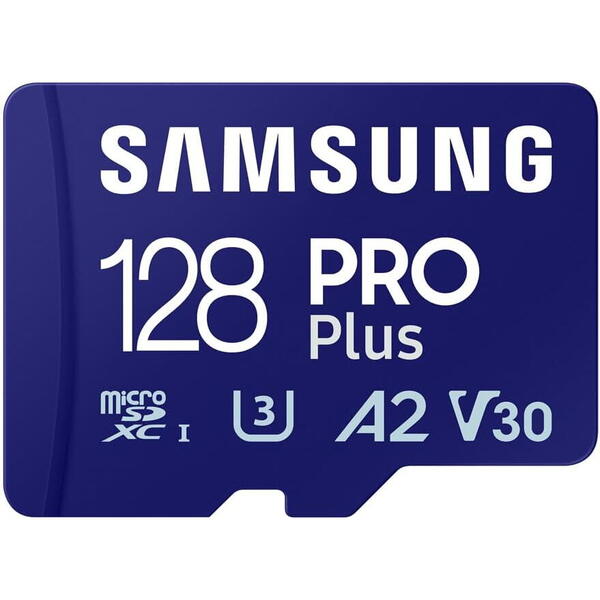 Samsung Micro SDXC PRO Plus UHS-I U3 Clasa 10 128GB + Adaptor SD