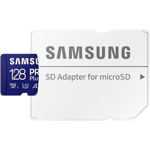 Samsung Micro SDXC PRO Plus UHS-I U3 Clasa 10 128GB + Adaptor SD