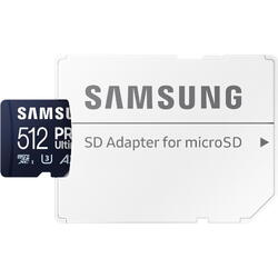 Micro SDXC PRO Ultimate UHS-I Clasa 10 512GB + Adaptor SD