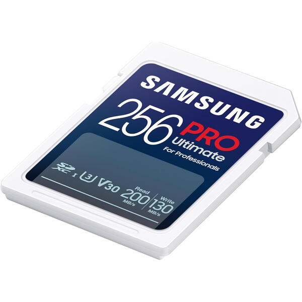 Card Memorie Samsung PRO Ultimate 256GB, Class 10, UHS-I U3, V30