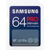 Card Memorie Samsung PRO Ultimate 64GB, Class 10, UHS-I U3, V30