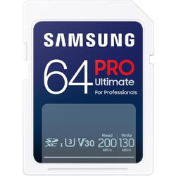 Samsung PRO Ultimate 64GB, Class 10, UHS-I U3, V30