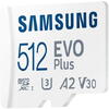 Samsung EVO Plus (2024) 512GB, Class 10, UHS-I U3, V10, A2 + Adaptor SD