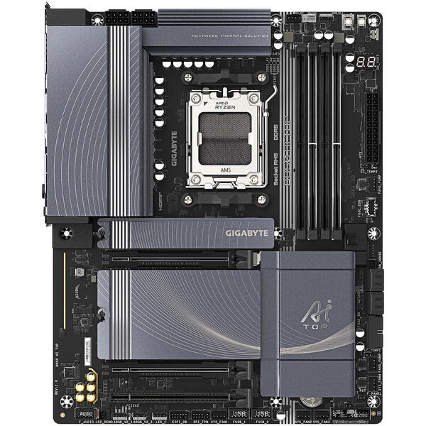 Placa de baza Gigabyte B850 AI TOP, Socket AM5