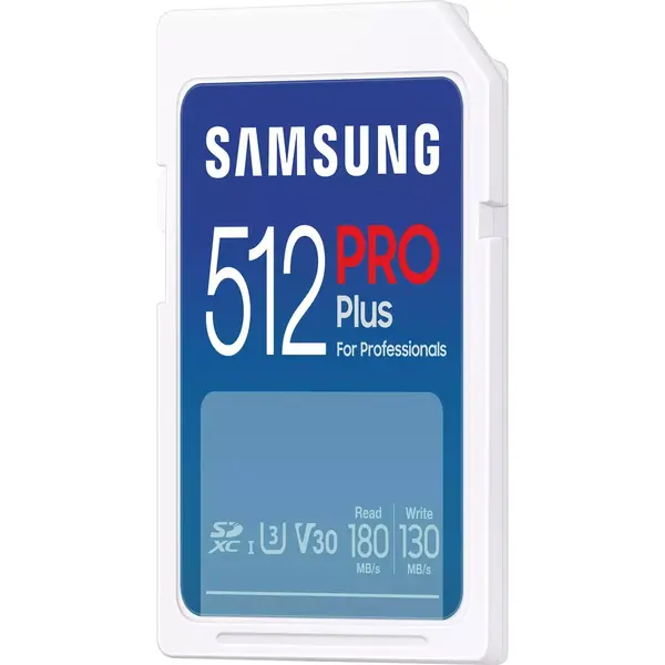 Card Memorie Samsung SDXC PRO Plus 512GB, Class 10, UHS-I U3, V30
