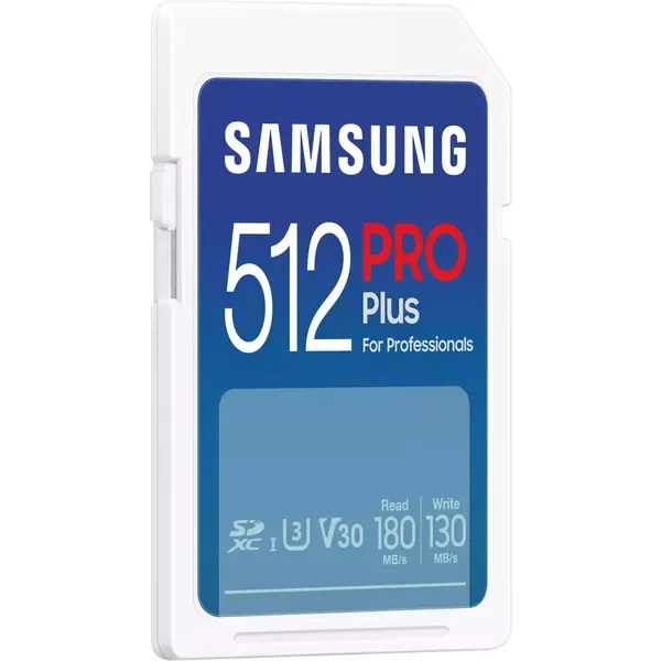 Card Memorie Samsung SDXC PRO Plus 512GB, Class 10, UHS-I U3, V30