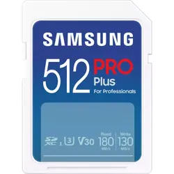 SDXC PRO Plus 512GB, Class 10, UHS-I U3, V30