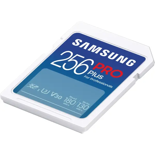 Card Memorie Samsung SDXC PRO Plus 256GB, Class 10, UHS-I U3, V30 + Adaptor USB