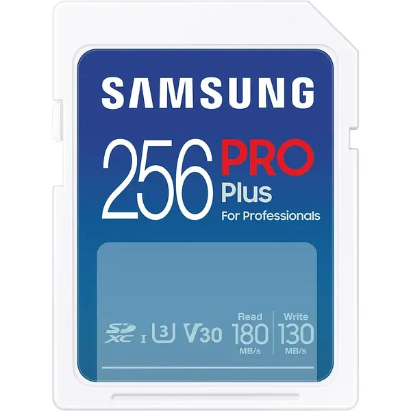 Card Memorie Samsung SDXC PRO Plus 256GB, Class 10, UHS-I U3, V30 + Adaptor USB