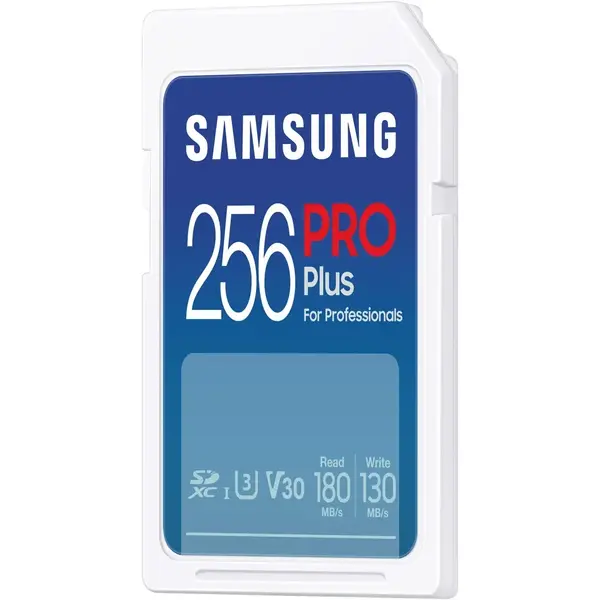 Card Memorie Samsung SDXC PRO Plus 256GB, Class 10, UHS-I U3, V30 + Adaptor USB