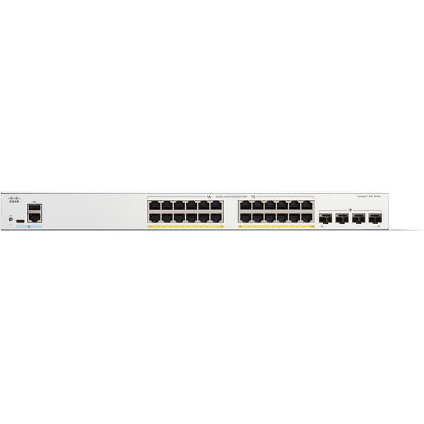 Switch Cisco Catalyst C1200-24P-4G, 24 porturi, PoE+