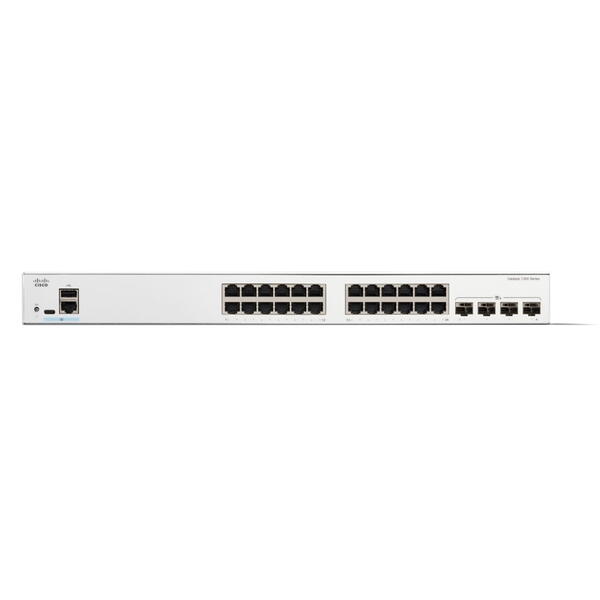 Switch Cisco Catalyst C1300-24P-4G, 24 porturi, PoE+