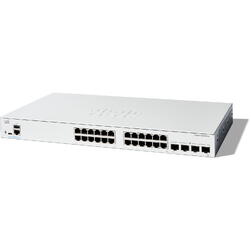 Switch Cisco Catalyst C1300-24P-4G, 24 porturi, PoE+