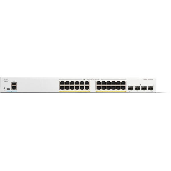 Switch Cisco Catalyst C1200-24FP-4G, 24 porturi, PoE+