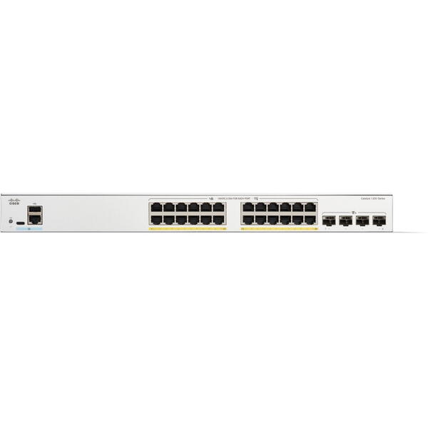 Switch Cisco Catalyst C1200-24P-4X, 24 porturi, PoE+