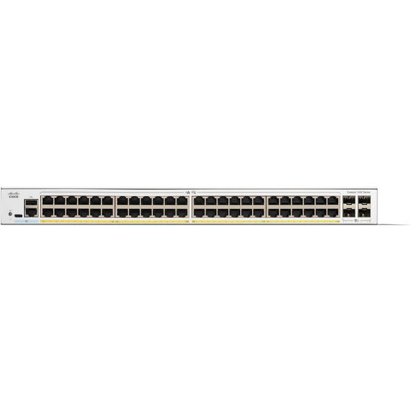 Switch Cisco Catalyst C1200-48P-4X, 48 porturi, PoE+