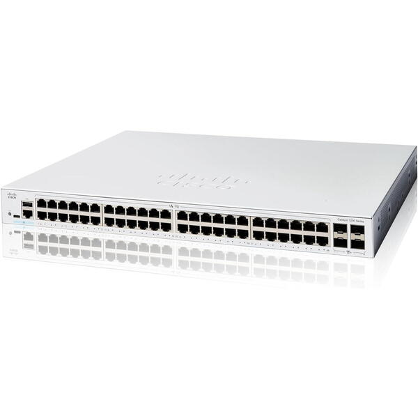 Switch Cisco Catalyst C1200-48T-4X, 48 porturi