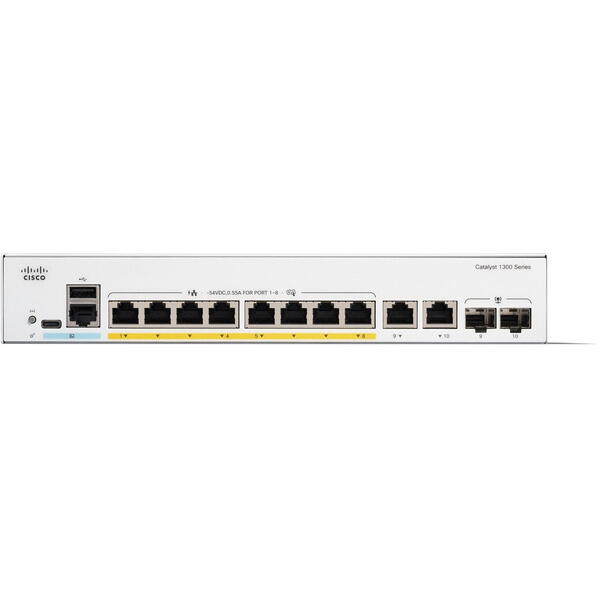 Switch Cisco Catalyst C1200-8P-E-2G, 8 porturi, PoE+