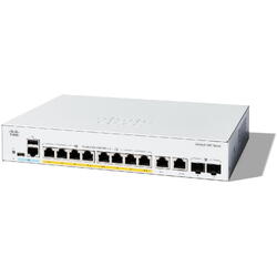 Switch Cisco Catalyst C1200-8P-E-2G, 8 porturi, PoE+