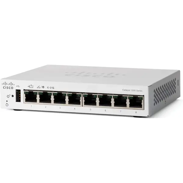 Switch Cisco Catalyst C1200-8T-D, 8 porturi