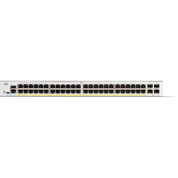Switch Cisco Catalyst C1300-48P-4X, 48 porturi, PoE+