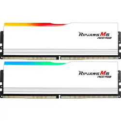 Memorie G.Skill Ripjaws M5 RGB White 32GB DDR5 6000MHz CL28 Kit Dual Channel AMD Expo