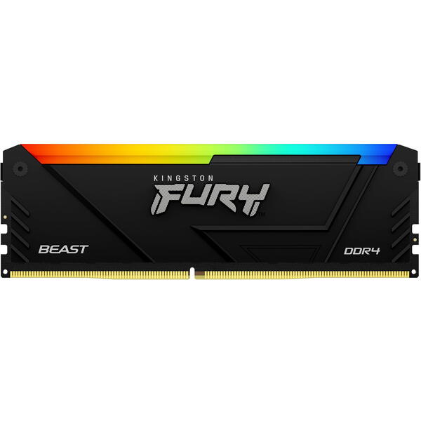 Memorie Kingston FURY Beast RGB 32GB DDR4 3200MHz CL16