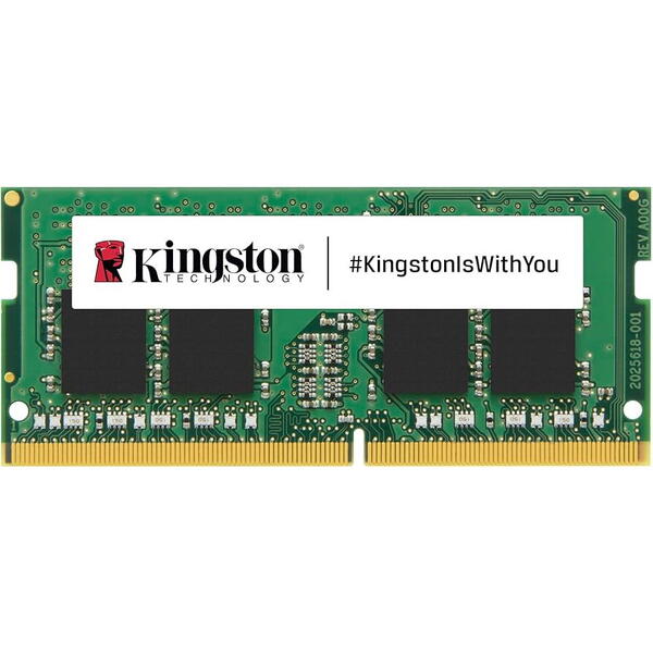 Memorie Notebook Kingston 4GB, DDR4, 3200MHz, CL22, 1.2v