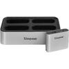 Card Reader Kingston Workflow Station cu miniHUB Silver