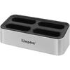 Card Reader Kingston Workflow Station cu miniHUB Silver