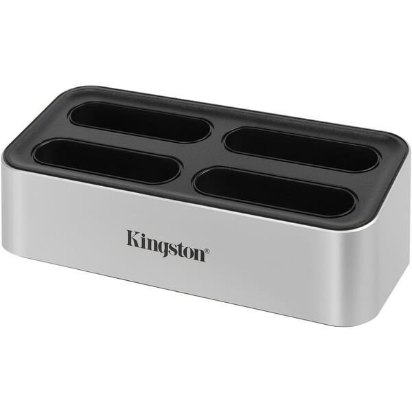 Card Reader Kingston Workflow Station cu miniHUB Silver