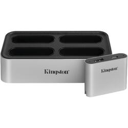 Card Reader Kingston Workflow Station cu miniHUB Silver