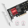 Adaptor SSD/HDD AXAGON PCEM2-ND 1x PCI-E Male - 2x M.2 PCI-E SSD