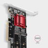 Adaptor SSD/HDD AXAGON PCEM2-ND 1x PCI-E Male - 2x M.2 PCI-E SSD