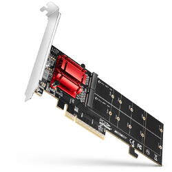 PCEM2-ND 1x PCI-E Male - 2x M.2 PCI-E SSD